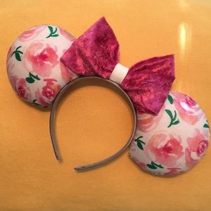Handmade Disney ears - floral bloom